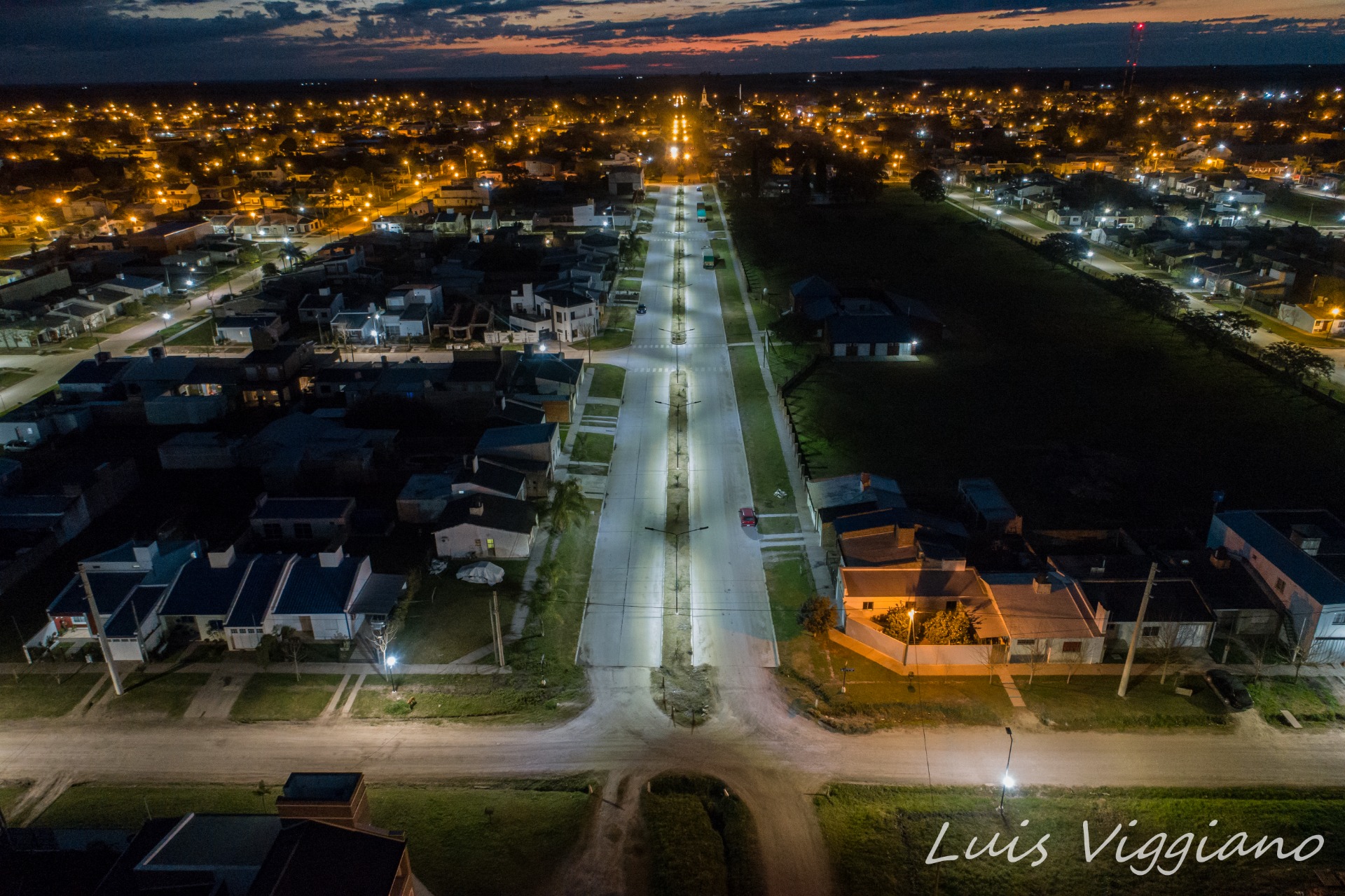 Cerrito al atardecer